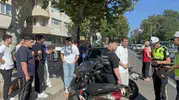 Çorlu'da hatalı dönüş motosikletliyi hastanelik etti