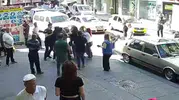 Zonguldak trafiğinde dikiz aynalı kavga