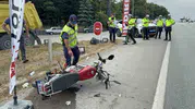 Samsun yolunda denize gitmek isteyen iki genç kaza geçirdi