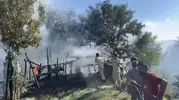 Bingöl’de korkutan bahçe yangını ormana ulaşmadan durduruldu
