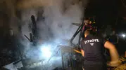 Gölpazarı’nda gece vakti depo yangını paniği