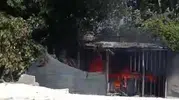 Antakya’da bir dükkan kül oldu