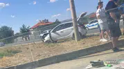 Şarkikaraağaç çevre yolunda otomobiller çarpıştı