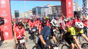 15 Temmuz anısına Taksim'de pedallar darbe girişimine karşı döndü