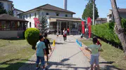 Düzce’de cami bahçeleri spor sahasına dönüştü