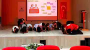 Bayburtlu öğrencilere afet anında hayatta kalma dersi