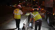 Mersin’de yağmura karşı altyapı mesaisi