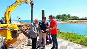 Ordu Kordon Parkta iki yakayı birleştirecek köprü inşaatı hızlandı