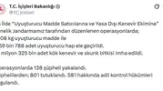 Jandarmadan 24 şehirde dev narkotik baskını