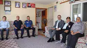 Karacasu Kaymakamı şehit aileleri ve gazilerle bir araya geldi