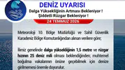 Samsun sahillerinde denize girenleri bekleyen tehlike