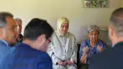 Fatma Betül Sayan Kaya şehit ailesini ziyaret etti