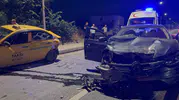 İznik’te alkollü sürücü taksiye çarptı