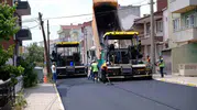 Altıeylül yollarında asfalt yenileme mesaisi
