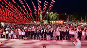 Kestel meydanında 15 Temmuz nöbeti