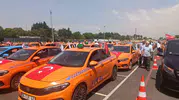 15 Temmuz anması için taksiciler direksiyon başında