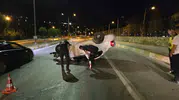 Van Edremit yolunda gece yarısı otomobil kazası