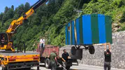 Ayder yolunda kaçak yapı temizliği başladı