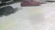 Konya’da kaldırımdaki anne ve kızını taksi hayattan kopardı