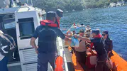 Datça kıyılarında yakalanan göçmenler için operasyon düzenlendi