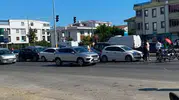 Samsun Atakum’da sabah trafiğini kilitleyen zincirleme kaza