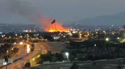 Eryaman'da otluk alanda korkutan yangın kontrol altına alındı