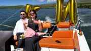 Çıldır Gölü’nün ortasında sürpriz evlilik teklifi