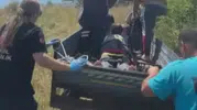 Amasya yaylasında kaza yapan yaşlı adamı patpat kurtardı
