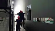 Bodrum açıklarında araştırma gemisinde kaza geçiren personel kurtarıldı