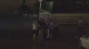 Silivri sokaklarında gece yarısı tekme tokat kavga