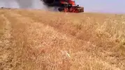Yanan biçerdöver için Diyarbakırlı köylülerden büyük dayanışma örneği