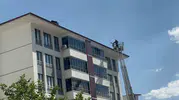 Elazığ’da apartman sakinlerini korkutan baca yangını