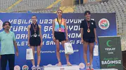 Sivaslı atlet Dilan Yılmaz Türkiye şampiyonu oldu