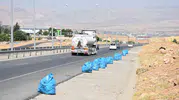 Siirt çevre yolunda hummalı temizlik çalışması başladı
