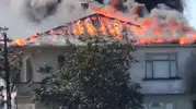 Edirne’de anız yangını bir aileyi evsiz bıraktı