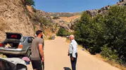 Çermik Belediye Başkanı serinlemek isteyen turistlerle buluştu