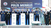 Kağıthane'de yeni polis merkezi için ilk harç atıldı