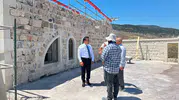 Kırıkhan’da depremin vurduğu Beyazıd-ı Bestami türbesinde onarım süreci
