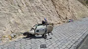 Adıyaman İndere yolunda motosiklet kazası