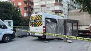 Güngören’de geri manevra yapan servis aracı can aldı