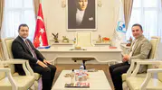 Sivrihisar’ın yeni kaymakamı mesaisine belediyeyi ziyaret ederek başladı