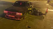 Manavgat'ta kavşak kazası iki yaralı bıraktı