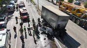 Bursa'da kamyon dehşeti 3 kişi ağır yaralandı