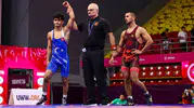 Genç güreşçi Nurettin Avrupa minderinden madalyayla döndü