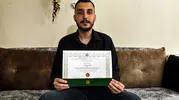 Kaza sonrası pes etmedi fakülte birincisi oldu