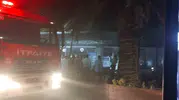 Körfez sahilindeki kafede mutfak yangını korkuttu