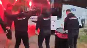 Samsunspor Hollanda kampında coşkulu bir sürprizle karşılandı