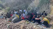 Ayvacık kıyılarında yakalanan 30 göçmenin yolculuğu yarım kaldı