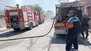 Denizli’de bahçe ateşi felakete yol açtı