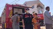 İnegöl’de bir depo küle döndü küçük Huzeyfe bisikletine ağladı
